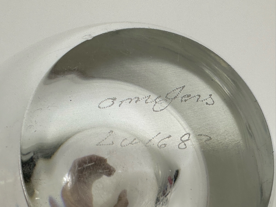 Vintage Orrefors Swedish Crystal Modernist Decanter With Stopper 15H [Photo 6]