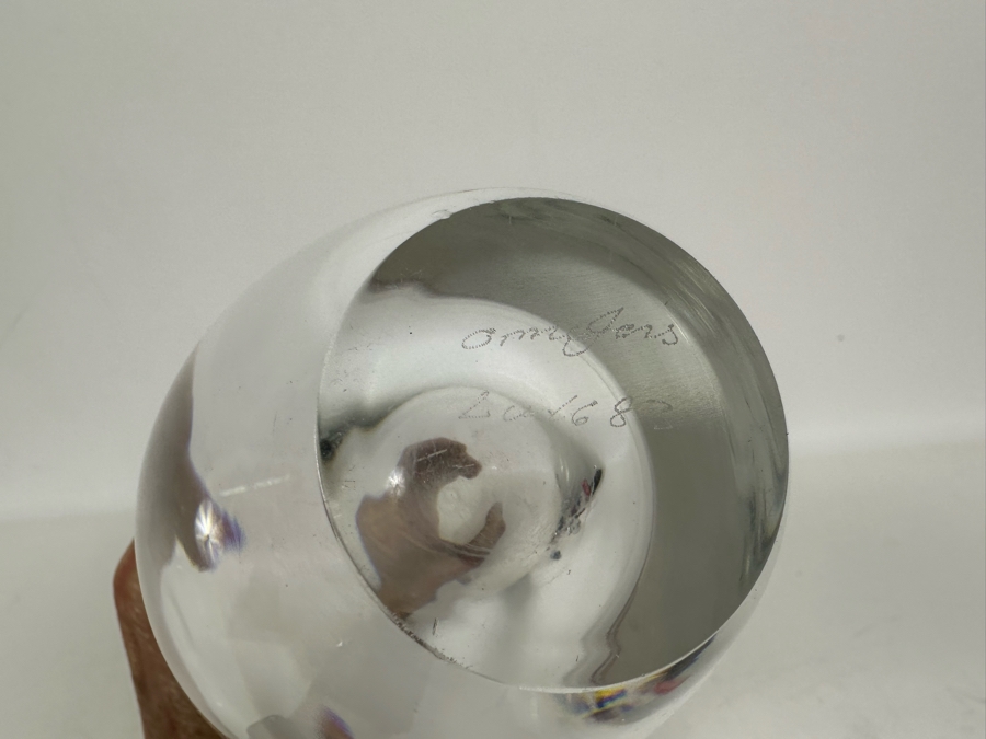 Vintage Orrefors Swedish Crystal Modernist Decanter With Stopper 15H [Photo 4]