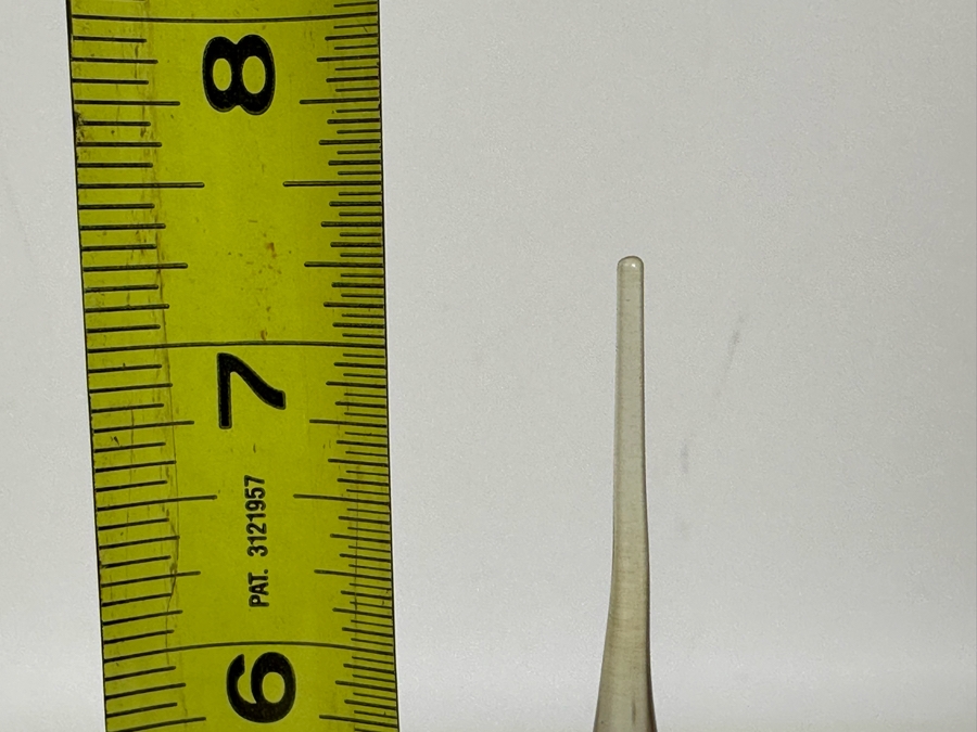 Signed Art Glass Perfume Bottle 7.25H [Photo 9]