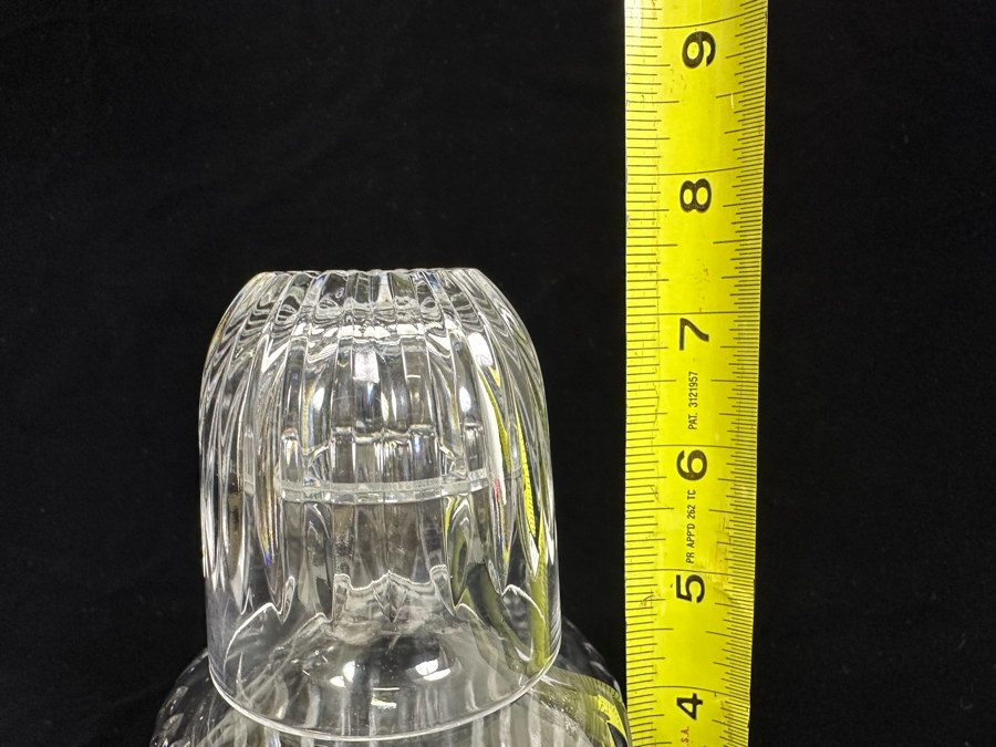 Vintage Crystal Bedside Carafe & Tumbler 7.5H [Photo 4]
