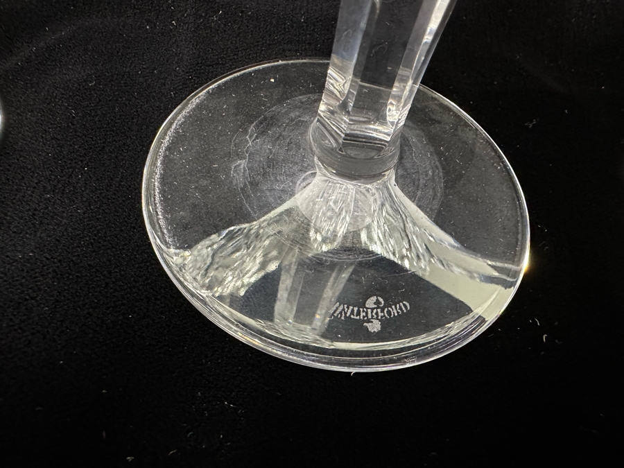 Waterford Crystal Fluted Champagne Kelsey, Set Of Four Stemware Glasses 8.75H [Photo 3]