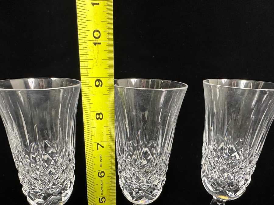 Waterford Crystal Fluted Champagne Kelsey, Set Of Four Stemware Glasses 8.75H [Photo 7]
