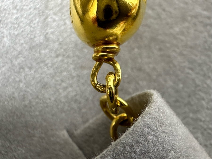 Lalique Muguet Sterling Silver Gilt 3 Strand Crystal Lilly Of The Valley Choker Necklace With Original Box [Photo 6]