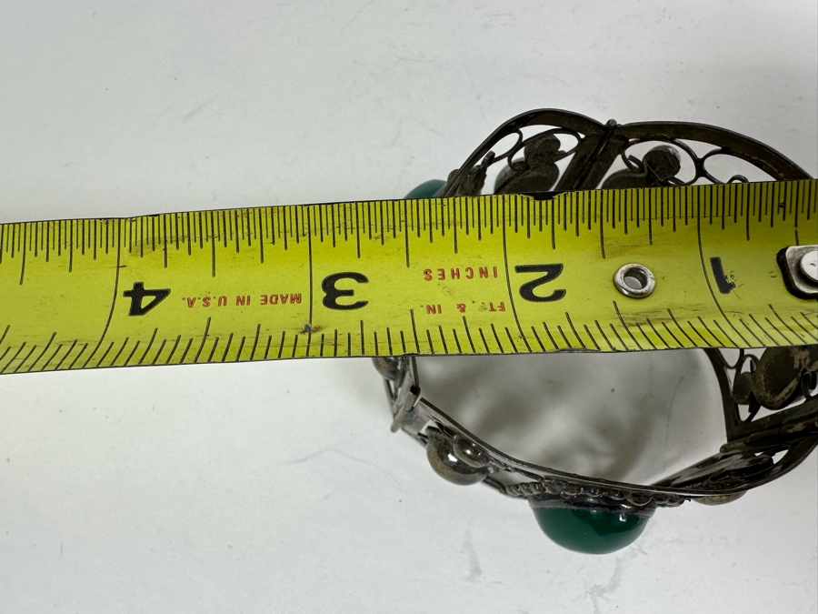 Sterling Silver Mexican Bracelet 2.5W 41.5g [Photo 10]