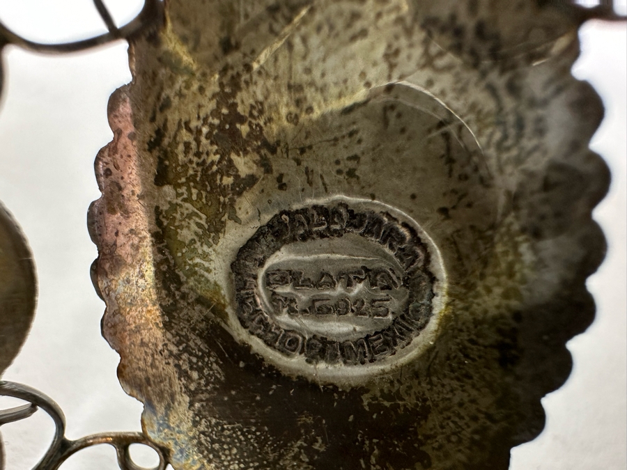 Sterling Silver Mexican Bracelet 2.5W 41.5g [Photo 8]