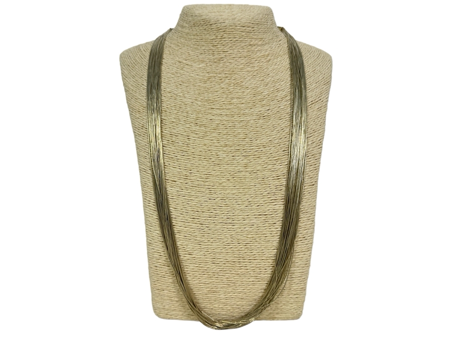 Sterling Silver Multi-Strand 29' Necklace 40.9g [Photo 1]