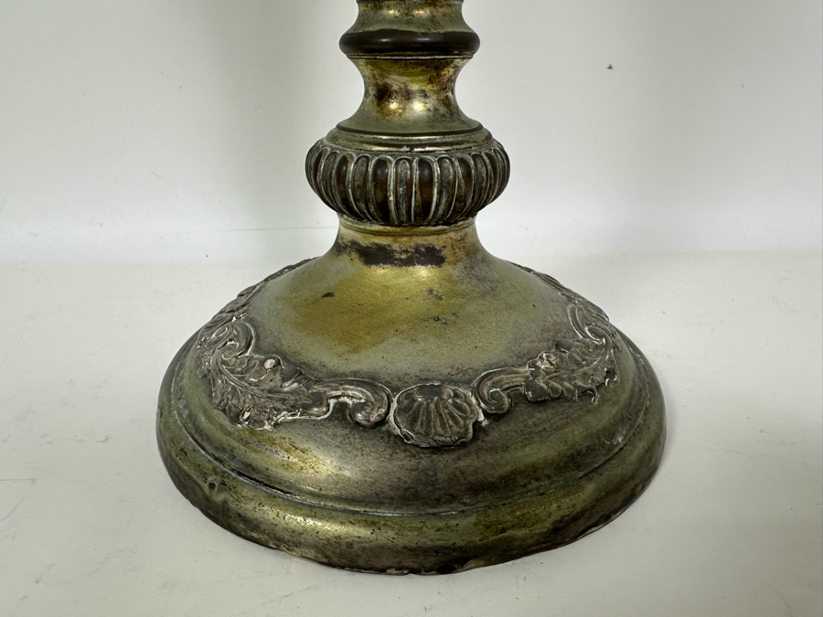 Just Added - Pair Of Silverplate Candelabras 17W X 17.5H [Photo 3]