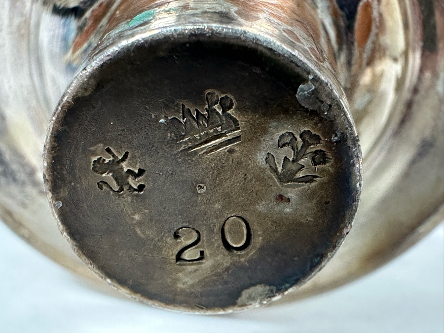 Just Added - Pair Of Silverplate Candelabras 17W X 17.5H [Photo 7]