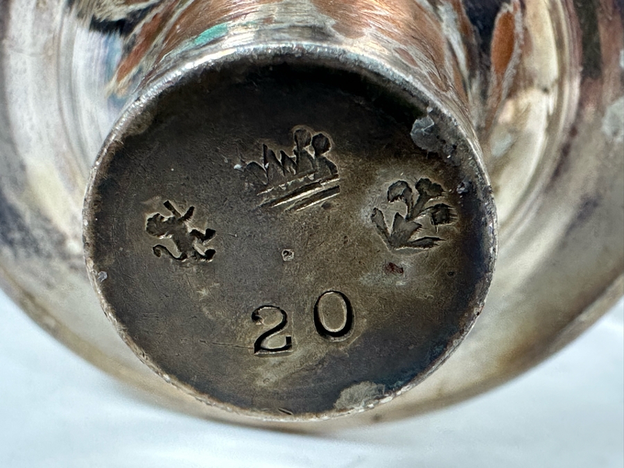 Just Added - Pair Of Silverplate Candelabras 17W X 17.5H [Photo 8]