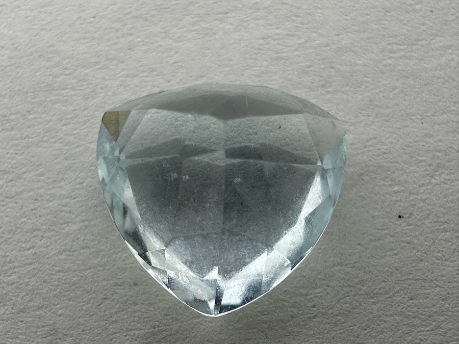 3ct Aquamarine Loose Stone 1.57-1.58RI D61 Refractive Estimate $600 [Photo 6]