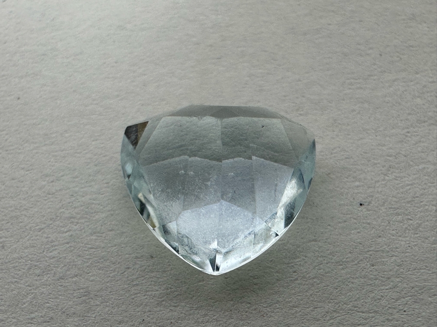 3ct Aquamarine Loose Stone 1.57-1.58RI D61 Refractive Estimate $600 [Photo 8]