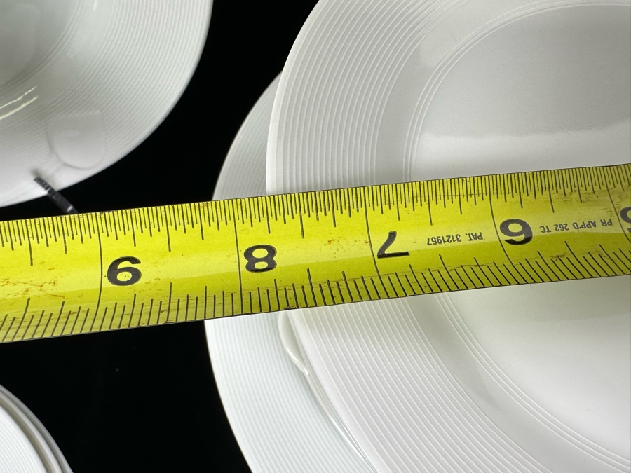 Hutschenreuther Germany Fleuron Chloe Paris Decor Rotonde White China Service - See Photos [Photo 14]