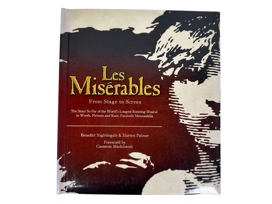 Les Miserables From Stage To Screen Hardcover Book With Rare Facsimile Memorabilia