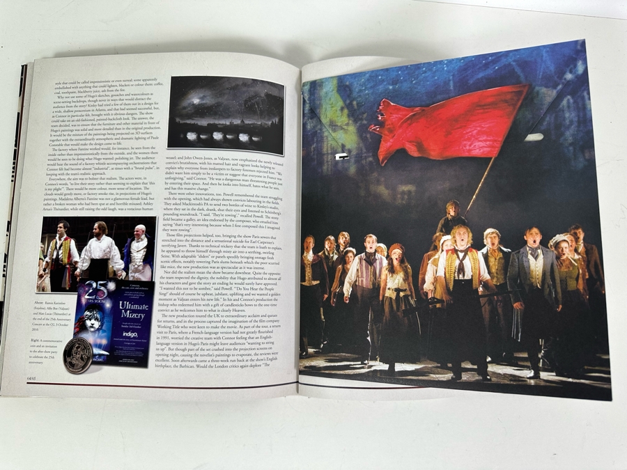 Les Miserables From Stage To Screen Hardcover Book With Rare Facsimile Memorabilia [Photo 5]