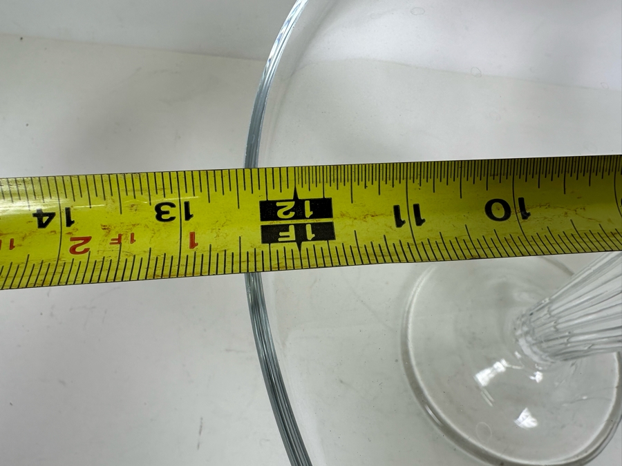 Crystal Footed Cake Stand With Cover 12.5W [Photo 4]