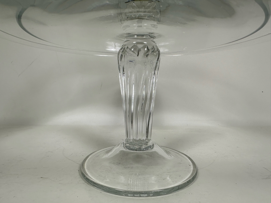 Crystal Footed Cake Stand With Cover 12.5W [Photo 3]