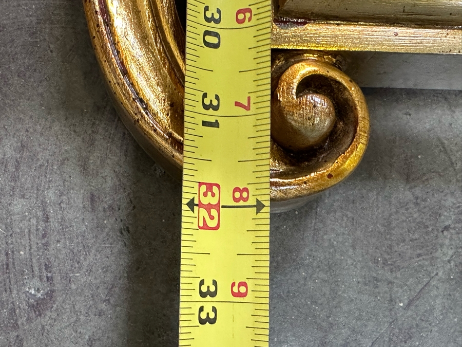 Gold Tone Wall Mirror By Carolina Mirror 32 X 47 [Photo 3]