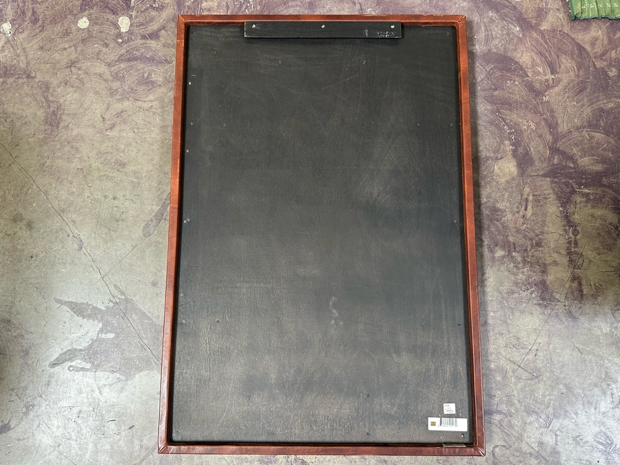 Ralph Lauren Leather Wrapped Wall Mirror With Brass Nailhead Designs 33 X 48 [Photo 3]