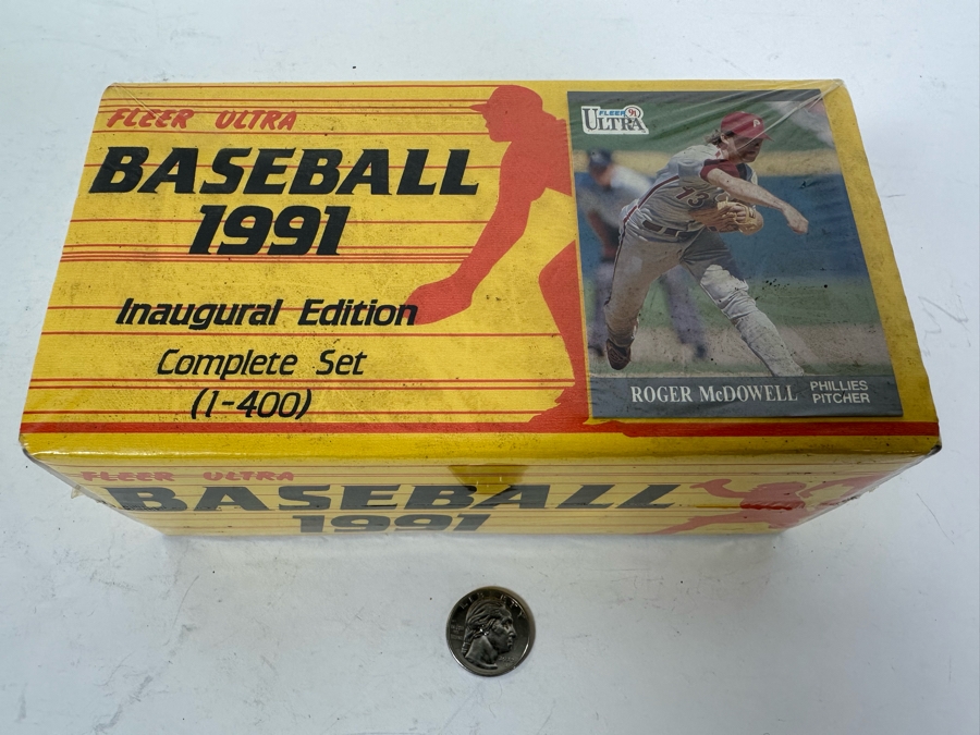 Fleer Ultra Baseball Cards 1991 Inaugural Edition Complete Set (1-400) Sealed [Photo 3]