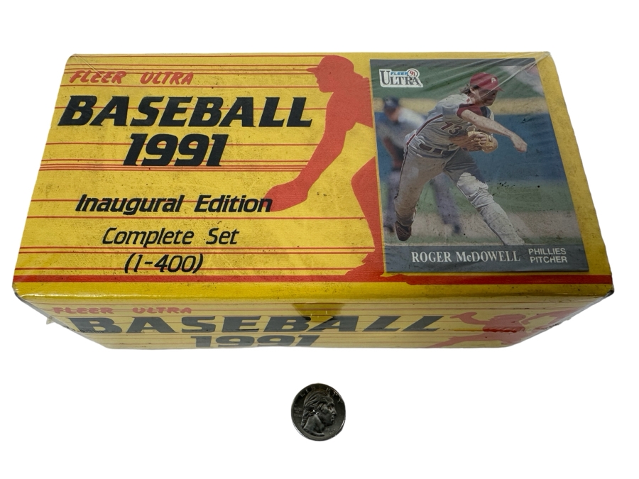 Fleer Ultra Baseball Cards 1991 Inaugural Edition Complete Set (1-400) Sealed [Photo 1]