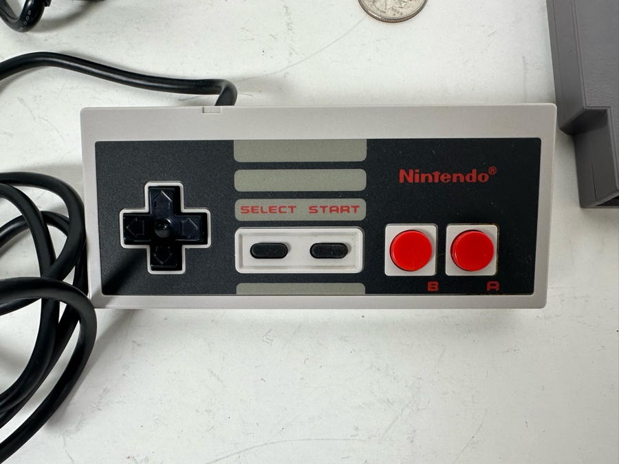 1985 Nintendo Zapper Gun Control, Nintendo Game Controller And Nintendo Konami Top Gun Game Cartridge [Photo 4]