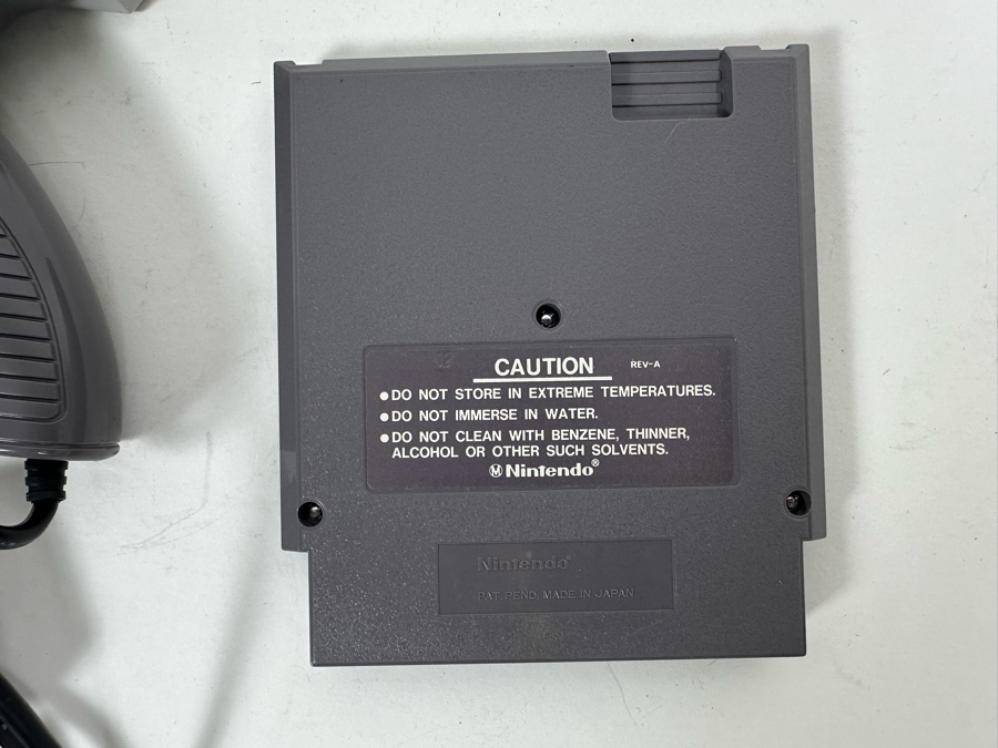 1985 Nintendo Zapper Gun Control, Nintendo Game Controller And Nintendo Konami Top Gun Game Cartridge [Photo 9]