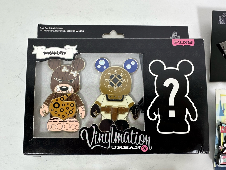 Vintage Disneyland Trading Pins: The Haunted Mansion And Five Limited Edition Pins [Photo 7]