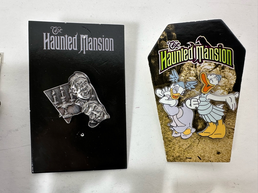 Vintage Disneyland Trading Pins: The Haunted Mansion And Five Limited Edition Pins [Photo 4]