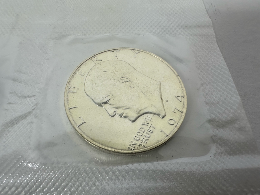 1974 Eisenhower Uncirculated Silver Dollar 1974-eisenhower-uncirculated-silver-dollar