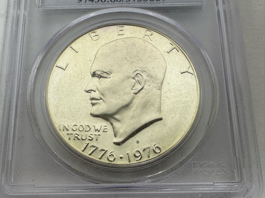 Graded Coin 1976-S Silver Eisenhower Dollar PCGS PR68DCAM [Photo 4]