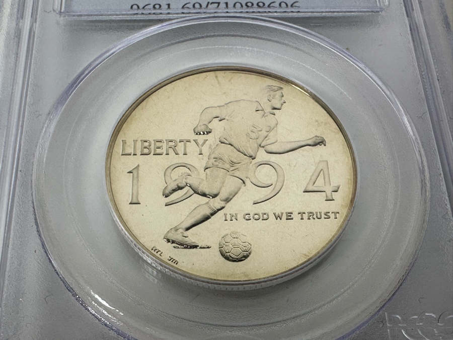 Graded Coin 1994-P World Cup PCGS PR69DCAM Commemorative [Photo 2]