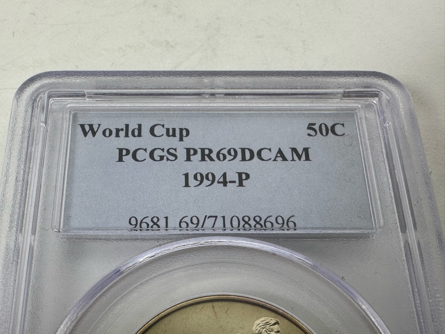 Graded Coin 1994-P World Cup PCGS PR69DCAM Commemorative [Photo 3]