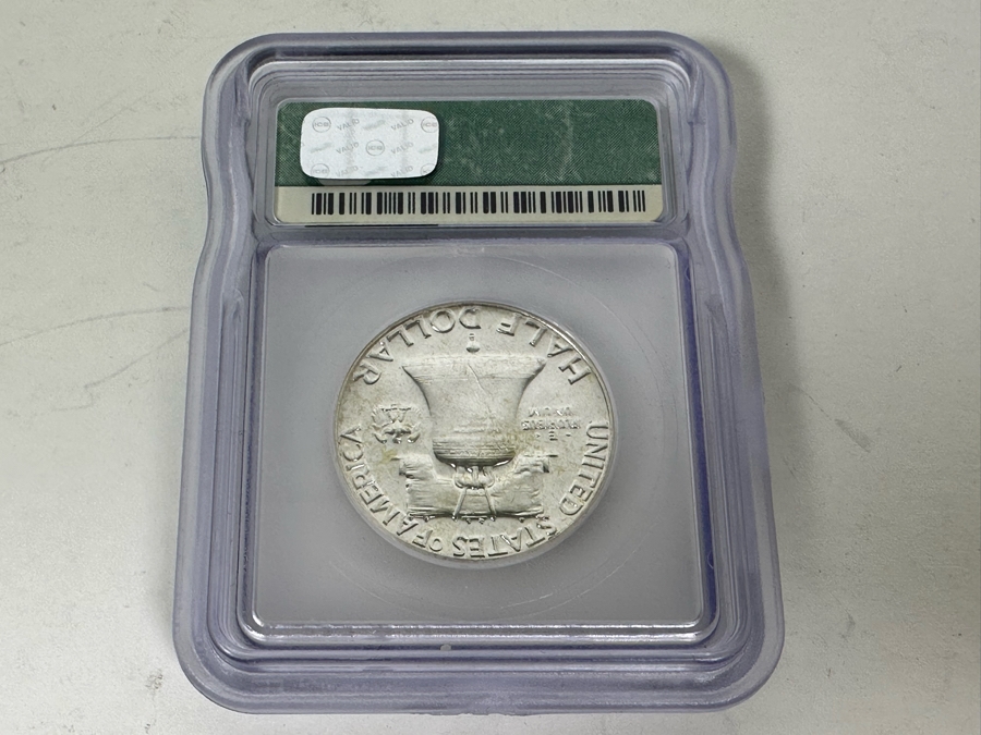 Graded Coin 1962 Franklin Half Dollar ICG MS64 Silver Coin [Photo 5]