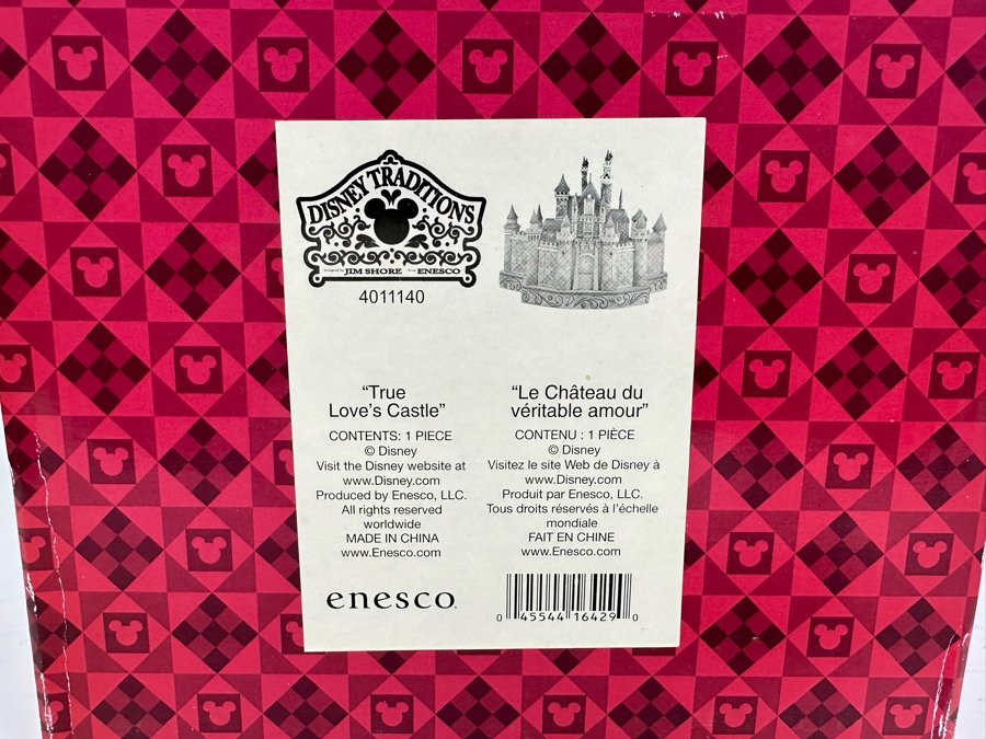 Disney Traditions Jim Shore 'True Love's Castle' By Enesco Walt Disney Showcase Collection With Box  [Photo 11]