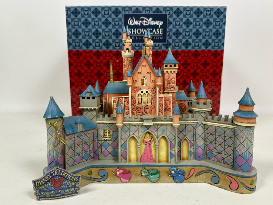 Disney Traditions Jim Shore 'True Love's Castle' By Enesco Walt Disney Showcase Collection With Box  [Photo 2]