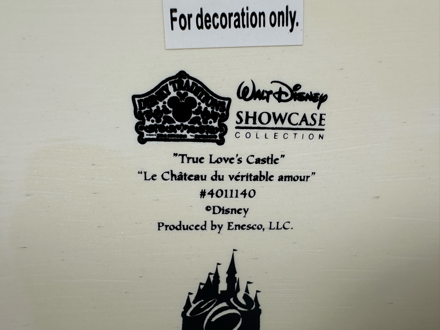 Disney Traditions Jim Shore 'True Love's Castle' By Enesco Walt Disney Showcase Collection With Box  [Photo 9]