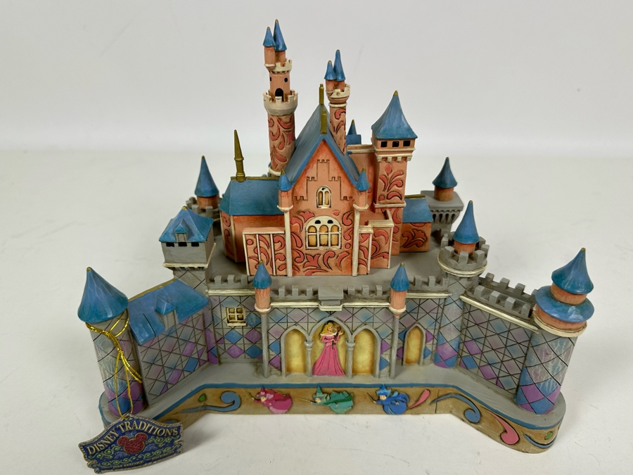 Disney Traditions Jim Shore 'True Love's Castle' By Enesco Walt Disney Showcase Collection With Box  [Photo 6]