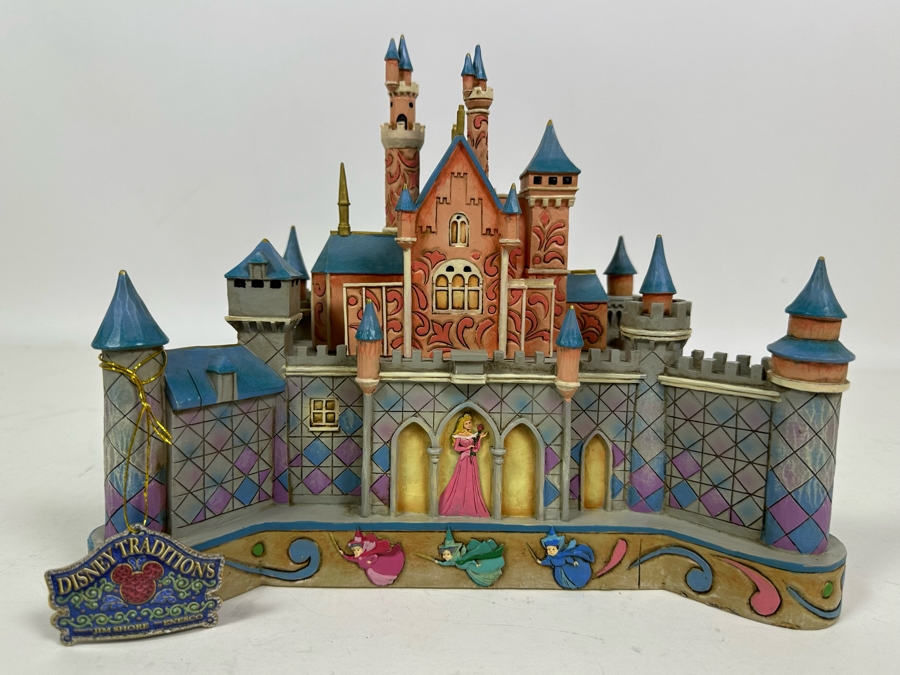 Disney Traditions Jim Shore 'True Love's Castle' By Enesco Walt Disney Showcase Collection With Box  [Photo 3]