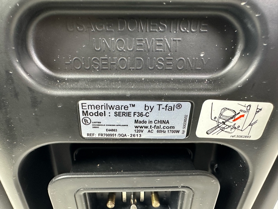 Emeril Deep Fryer Model SERIE F36-C [Photo 10]