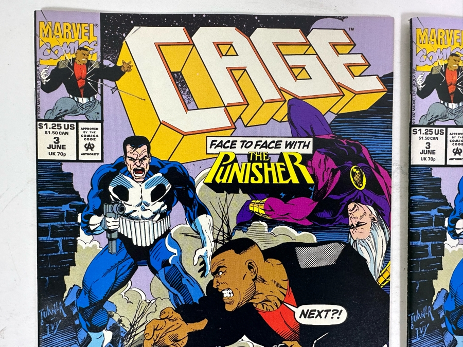 Four Cage #3 Face To Face With The Punisher Comic Books [Photo 3]