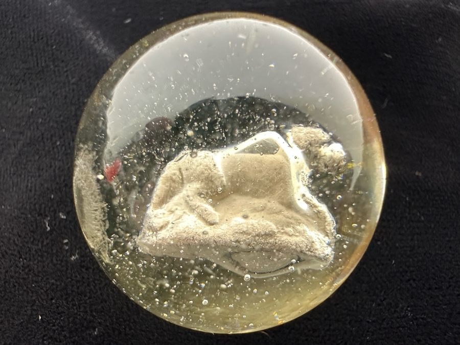 Rare Large Sulphide Marble With Dog 1.5W [Photo 9]