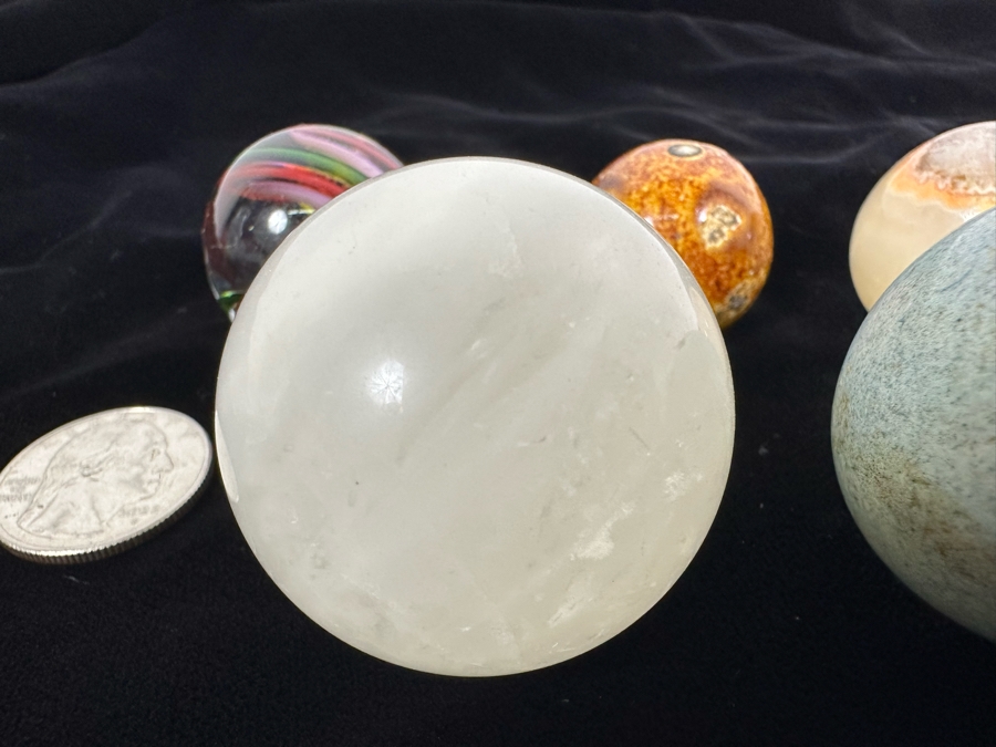 Vintage Marble Collection Featuring Glass, Clay And Natural Stone Marbles [Photo 8]