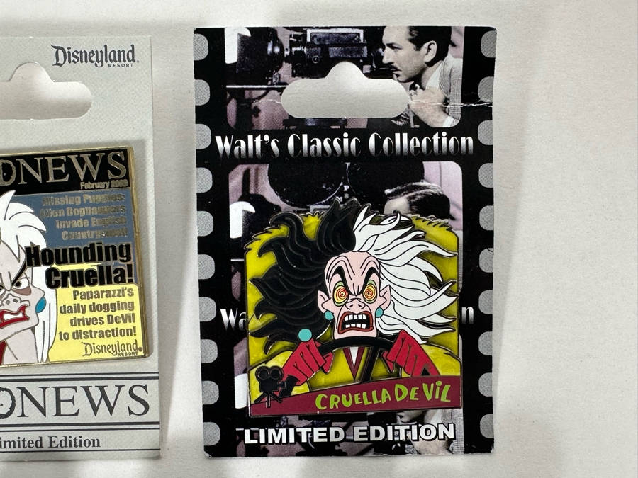 Disney's One Hundred and One Dalmatians Trading Pins With Cards Including Five Limited Edition Pins Cruela De Vil [Photo 5]