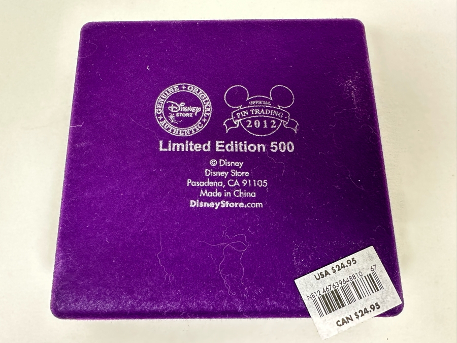 Limited Edition Of 500 2012 Large Trading Pin Disney Villains With Original Box [Photo 4]