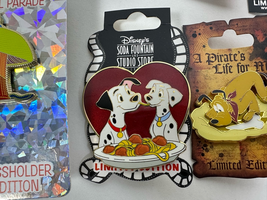 Collection Of Ten Limited Edition Disney Trading Pins With Cards [Photo 12]