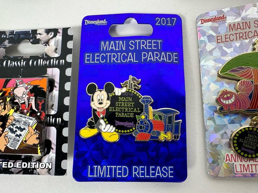 Collection Of Ten Limited Edition Disney Trading Pins With Cards [Photo 10]