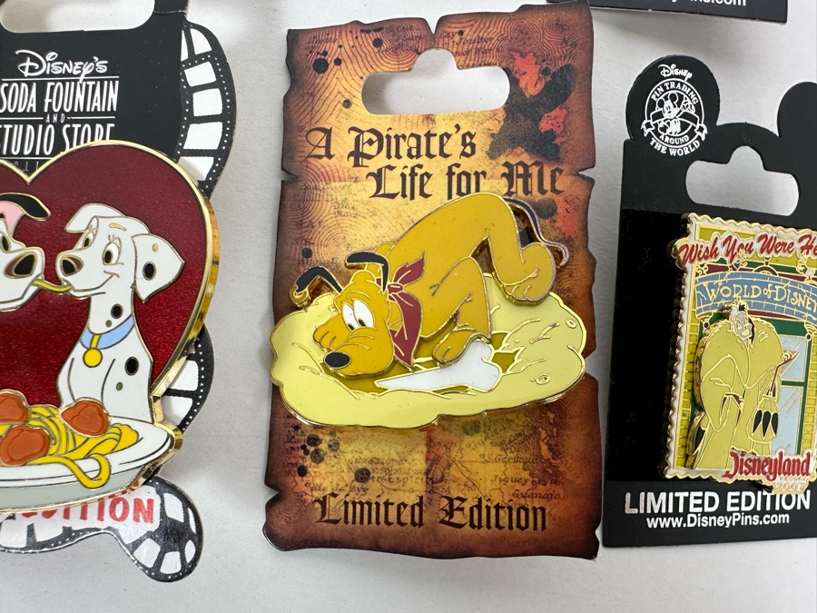 Collection Of Ten Limited Edition Disney Trading Pins With Cards [Photo 13]