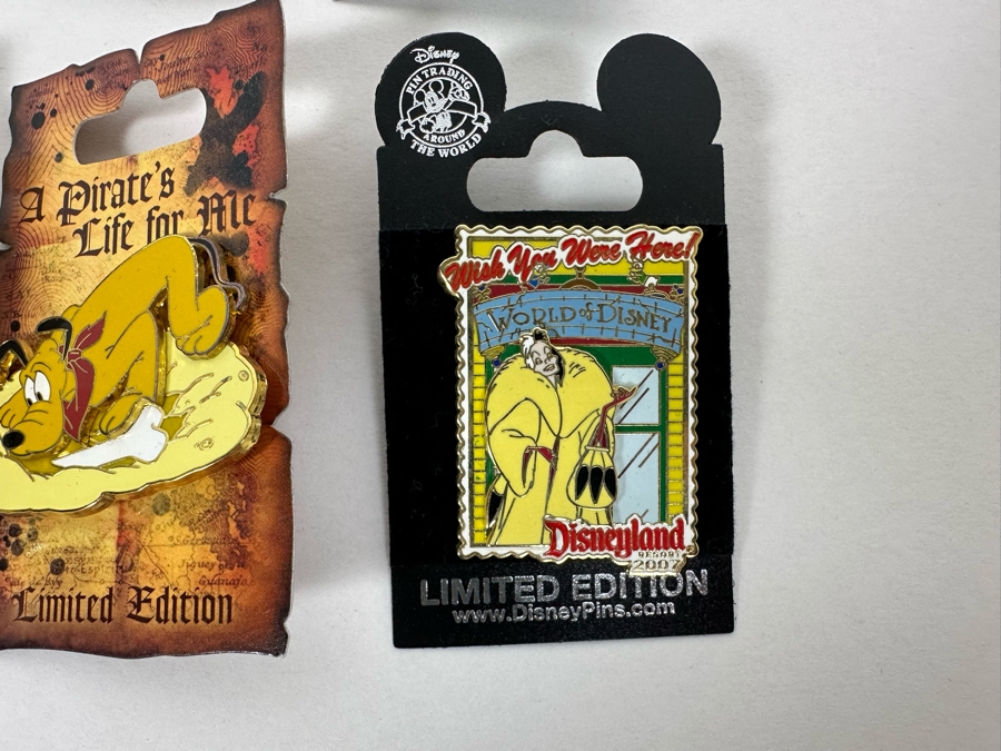 Collection Of Ten Limited Edition Disney Trading Pins With Cards [Photo 14]