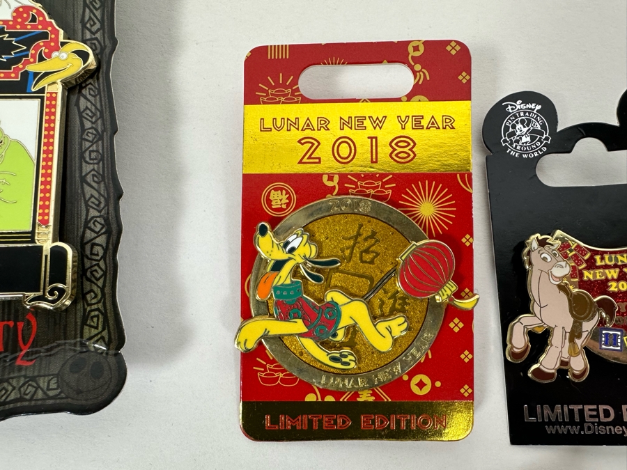 Collection Of Ten Limited Edition Disney Trading Pins With Cards [Photo 7]