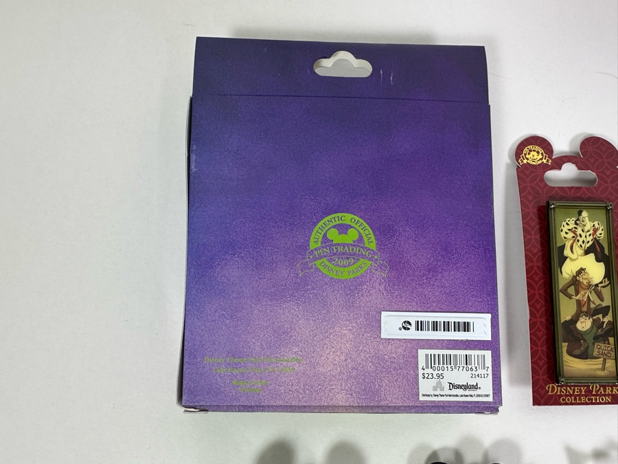 Collection Of Seven Disney Trading Pins With Cards Including Limited Edition Pins [Photo 4]